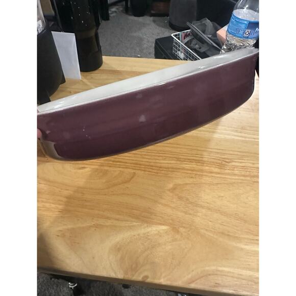 Le Creuset Stoneware Oval Casserole Baking Dish 36cm / 3.75qt Rare Retired - FIG - Picture 1 of 3